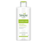 Simple Kind to Skin Cleansing Water Micellar 90% hydration boost facial cleanser and makeup remover, 200ml