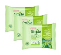 Simple Kind to Skin Cleansing Wipes Bio-degradable, 25 wipes (Pack Of 3)