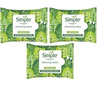 Simple Kind to Skin Cleansing Wipes remove waterproof make-up Biodegradable for sensitive skin 20 PC