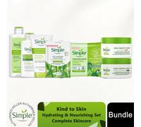 Simple Kind to Skin Complete Skincare Bundle - Hydrating & Nourishing Set