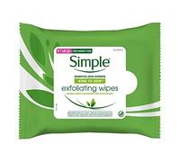 Simple Kind to Skin Exfoliating Facial Wipes 25 Pieces Pack of 6