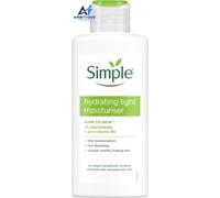 Simple Kind to Skin Hydrating Light Moisturiser Skin Care Product with Pro-Vitamins B5 and E for 12-Hour Moisturisation 125 ml