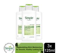 Simple Kind to Skin 12H Moisturisation Replenishing Rich Moisturiser, 125 ml (Pack Of 1)