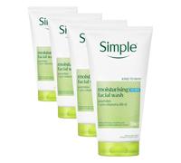 Simple Kind to Skin Moisturising Facial Wash 150 ml (Pack of 4)