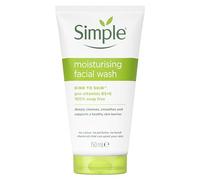 Simple Kind to Skin Moisturising Facial Wash for Gentle Daily Cleansing Leaving Skin Feeling Hydrated 150 ml