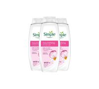 Simple Kind To Skin Nourishing 'shower Gel' Natural Geranium Oil 675Ml, 3Pk In Pink Pink One Size