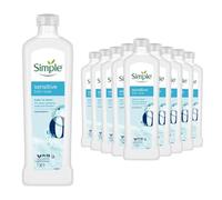 Simple Kind to Skin Sensitive Bath Soak, Pack of 12, Bubblebath for Women, Ultra-Gentle Hypoallergenic Product Designed for The Most Sensitive Skin, 1L