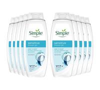 Simple Kind to Skin Sensitive Shower Gel 675ml for Gentle Daily Cleansing