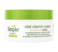 2×50ml Simple Kind to Skin Vital Vitamin Day Cream With SPF 15 for UVA+UVB