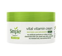 2x of 50ml Simple Kind To Skin Vital Vitamin Night Cream With Vital Vitamin White