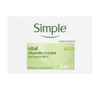 2x of 50ml Simple Kind To Skin Vital Vitamin Night Cream With Vital Vitamin White