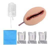 Simple Laceration Open Wound Packing Trainer Kit,Repetitive Wound Bleeding Control Trainer Packing Simulator,Stab Wound Task Trainer Wound Model,Wound