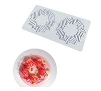Simple Leaf Branch Pattern Laces Mat Fondants Embosser Bakings Decorations Molds Cake Fondants Silicones Molds Easy to Use Impression Mats Bakings for Sugarcrafts Sugar Laces Cake Decorations