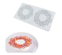 Simple Leaf Branch Pattern Laces Mat Fondants Embosser Bakings Decorations Molds Cake Fondants Silicones Molds Easy to Use Impression Mats Bakings for Sugarcrafts Sugar Laces Cake Decorations