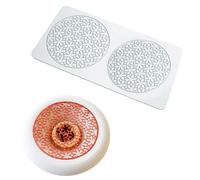 Simple Leaf Branch Pattern Laces Mat Fondants Embosser Bakings Decorations Molds Cake Fondants Silicones Molds Easy to Use Impression Mats Bakings for Sugarcrafts Sugar Laces Cake Decorations
