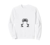 Simple Leopard Gecko Lizard Outline Art Sweatshirt