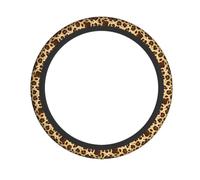 Simple leopard print Cute Neoprene Steering Wheel Cover Anti-Slip Universal