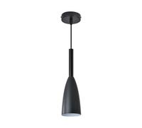 Simple Lighting Black E27 Pendant Light, 300mm Height With 1M Cable