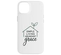 Simple Living Abundant Grace Christian Serenity Case for iPhone 14 Plus