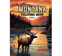 Simple Living Montana Coloring Book: Hardcover