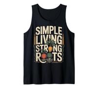 Simple Living Strong Roots Homestead Gardening Tank Top