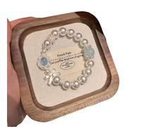 Simple Love Pink Pearl Bracelet 2025 New Sense Niche High Value Temperament Personalized Fashion Shiny Bracelet