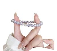 Simple Love Pink Pearl Bracelet 2025 New Sense Niche High Value Temperament Personalized Fashion Shiny Bracelet