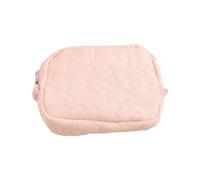 Simple Makeup Bag Candy Color Toiletry Quilted Sqaure Makeup Organizer for Personal Care Beauty Portable Handbag Padded Cotton Bag