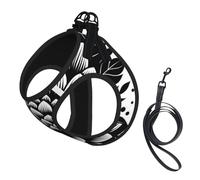 Simple Mandala Dog Harness - Breathable, Reflective, And Adjustable Pet Vest, Suitable For Small Cats And Dogs
