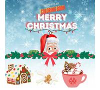 Simple Merry Christmas Coloring Book: Includes cute animals, gingerbread houses, trees, holiday house decoration with fun activities for all ages - By Luv Lakay