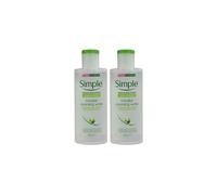 Simple Micellar Cleansing Water 6.7 oz - Fragrance-Free Makeup Remover & Gentle Hydrating Cleanser with Vitamin B3 & C