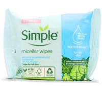 Simple Biodegradable Micellar Wipes with Glycerin and Pro-Vitamin B5 - White / 5