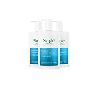 Simple Micellar Gel Cleanser 3x240ml Hydrating in White | Size: 240ml