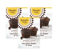 Simple Mills Almond Flour Baking Mix Chocolate Muffin and Cake Mix Gluten Free Vegetable Based Paleo Friendly 11oz (Pack of 3)