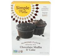 Simple Mills Gluten Free Chocolate Muffin and Cake Mix, 10.40 Ounce