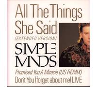 Simple Minds - All The Things She Said (Ext. Version, 1986) [12" VINYL]