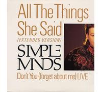 Simple Minds - All the things she said (US) [VINYL]