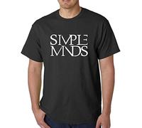 Simple Minds Mens T Shirt Fashion Cotton Tops Black M