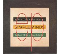 Simple Minds - SIMPLE MINDS Ballad of the Streets UK EP 12" 1989