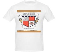 Simple Minds Sparkle in The Rain Mens T Shirts Design Crew Neck White M