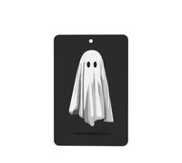 Simple Minimalist Bedsheet Ghost Car Air Fresheners 4 Pcs Hanging Scented Cards Fragrance Scented Cards For Car Aromatherapy Tablets