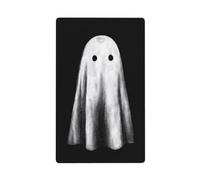 Simple Minimalist Sheet Ghost Single Toggle Blank Wall Plate Light Switch Cover Decorative 1 Gang for Kitchen Room Bathroom Size 11.4x7cm