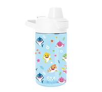 Simple Modern Baby Shark Kids Water Bottle Plastic BPA-Free Tritan Cup with Leak Proof Straw Lid | Reusable and Durable for Toddlers, Girls and Boys | Summit Collection | 12oz, Friends