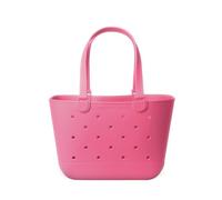 Simple Modern Beach Bag Rubber Tote | Waterproof Large Tote Bag with Zipper Pocket for Beach, Pool Boat, Groceries, Sports | Getaway Bag Collection | Velvet Pink | Large