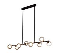 Simple Modern Chandelier 6 Lights Sputnik Chandelier Gold Mid Century Ceiling Light Fixture Adjustable Pendant Light Fixture for Bedroom Living Room-Black 6 Lights,Black,8 Lights (Color : Black