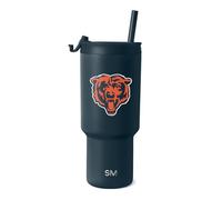 Simple Modern Chicago Bears Tumbler with Flip Lid, Straw 30oz | NFL