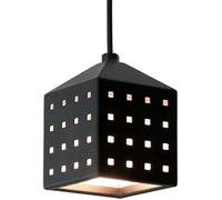 Simple Modern Creative Color Lamp Personality Single-Head Small Ceiling Chandelier Children's Room Study Hall Light Sturdy Durable Aisle Children Bedroom Lighting Device/Black