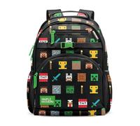 Simple Modern Fletcher Backpack Unisex Child Fletcher Backpack, Minecraft: Mashup, L, Kids Large