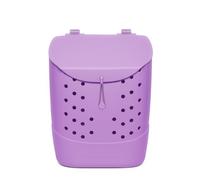 Simple Modern Getaway Backpack | Waterproof EVA Bag with Zipper Pocket for Beach, Purple Breeze, Adult L, Large