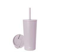 Simple Modern Insulated Tumbler Cup with Straw Lid and Flip Lid | Reusable Stainless Steel Water Bottle for Cold Brew Tea Iced Coffee Travel Mug | Classic Collection | 20oz | Lavender Mist